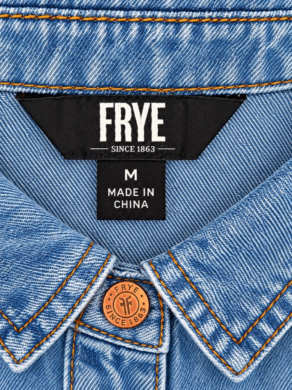 FRYE NWOT Women’s Denim Button Front Dress, Chest & Side Pockets 😍 - Picture 4 of 7